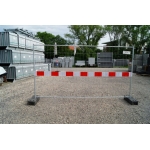 Barrier and Fence Strips - Red White Reflective Strip For Security Fencing